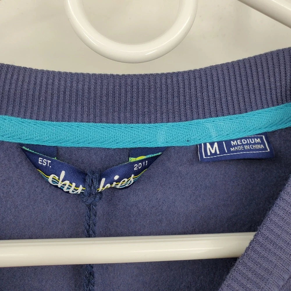 NWT Chubbies‎ The Sketchy Soft Terry Cloth Crewneck Pullover Preppy Sweatshirt M - Picture 6 of 14